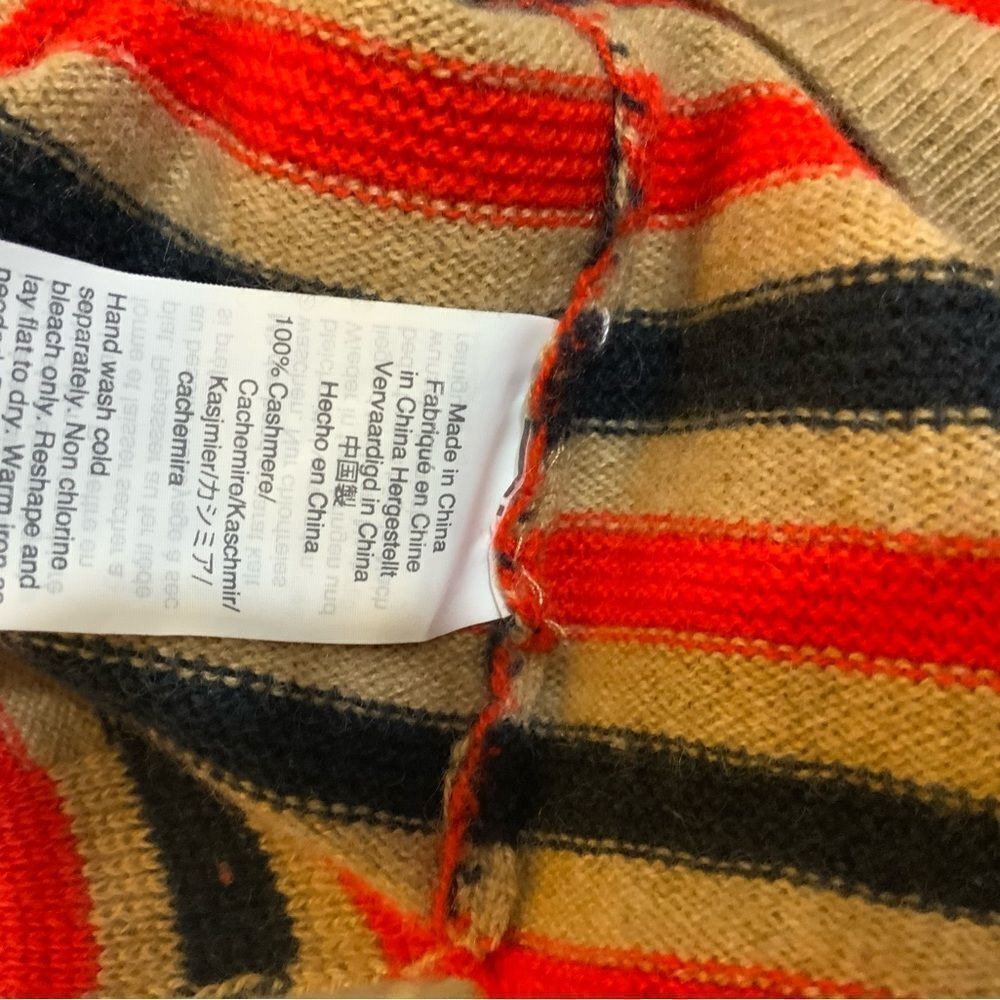 J.crew Everyday cashmere striped crewneck sweater size XL - Picture 7 of 7